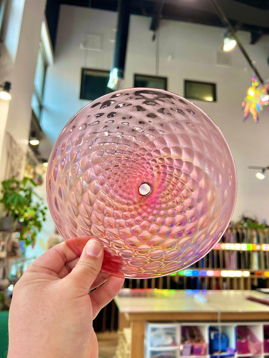 Light Pink Optic (I'm Irid) Colorado Glass Works