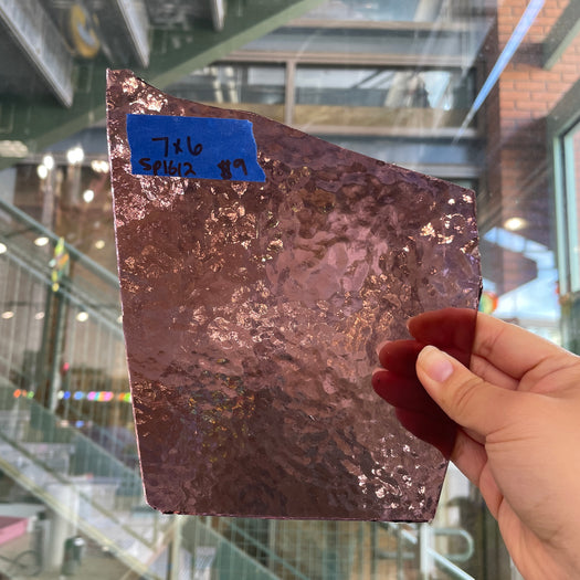 Light Purple Textured Spectrum Sheet Glass Colorado Glassworks