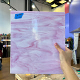 Solid Pink Wispy Spectrum Sheet Glass Colorado Glassworks   