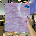 Solid Pink Wispy Spectrum Sheet Glass Colorado Glassworks   