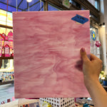 Solid Pink Wispy Spectrum Sheet Glass Colorado Glassworks SP1196 (12x10.5in)  