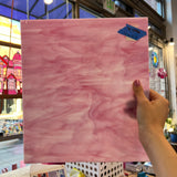 Solid Pink Wispy Spectrum Sheet Glass Colorado Glassworks SP1196 (12x10.5in)  