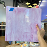 Solid Pink Wispy Spectrum Sheet Glass Colorado Glassworks   
