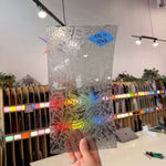 Gray Vintage Glue Chip Sheet Glass Colorado Glassworks CG11 (12x6in)