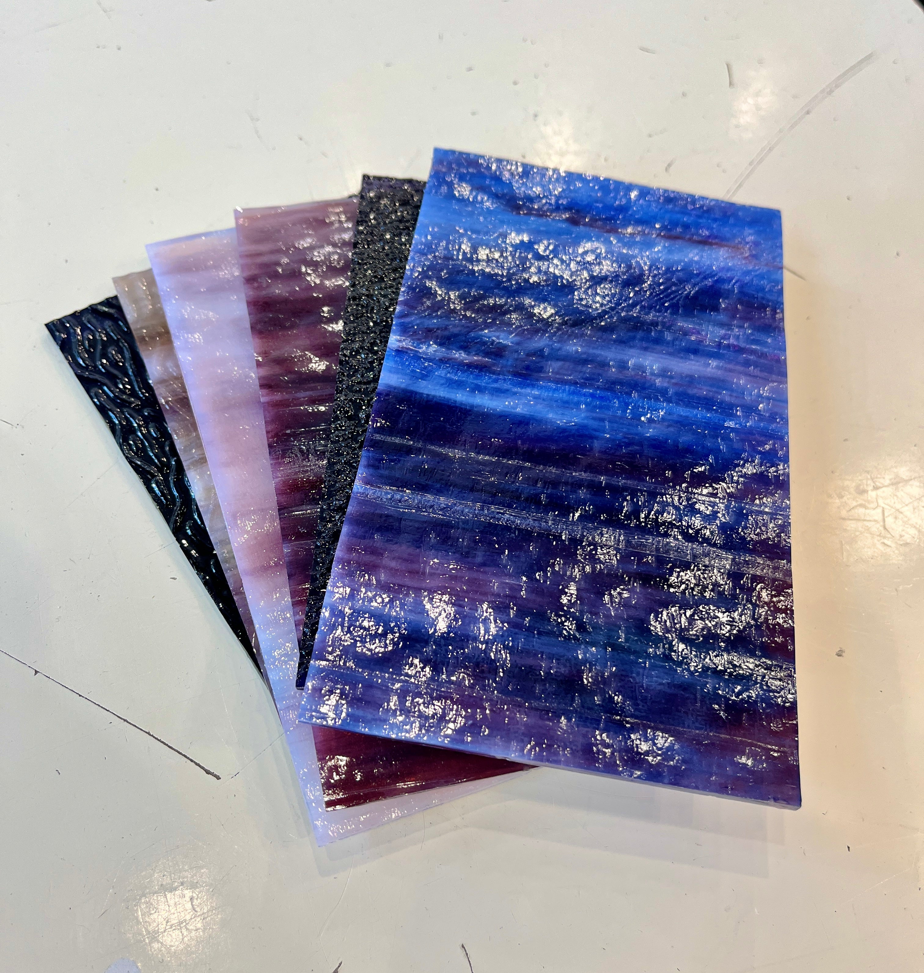 Mixed Sample Mystery Slice Scrap Bags - Multiple Colors Available!! Sheet Glass Monarch