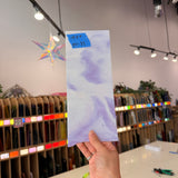 Glascadia White Petal Pink Opal Neo-Lavender Shift Transparent Double Roll Fusible 90 COE Sheet Glass Colorado Glassworks 10x4in (BE-88405037)