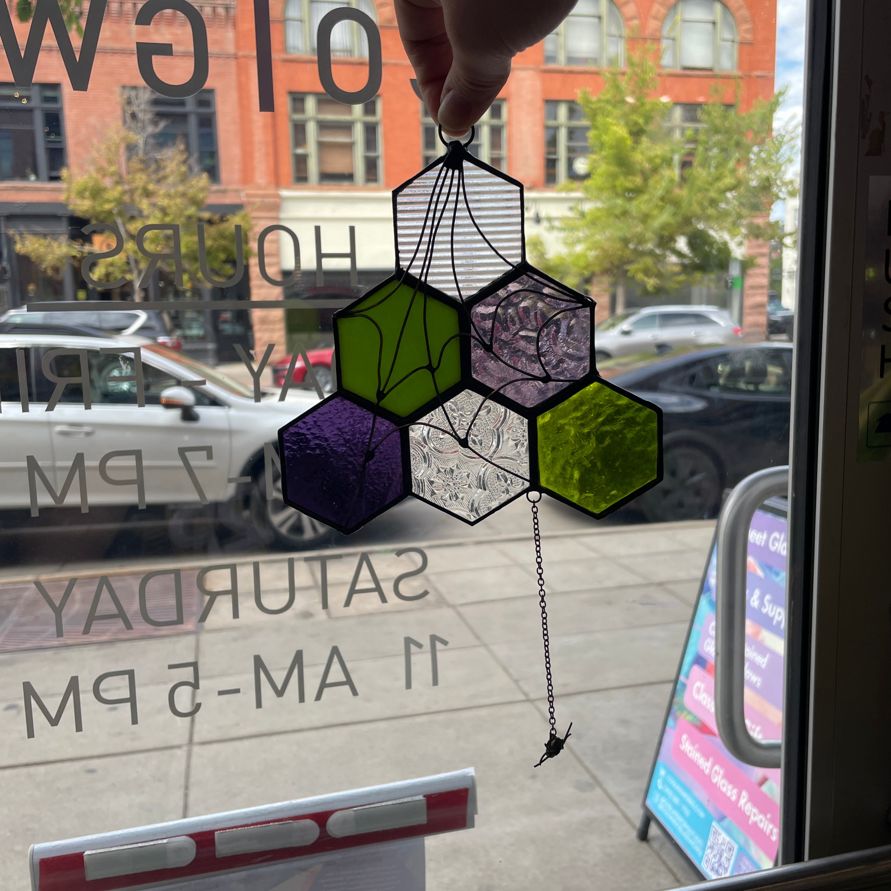 Spooky Spiderweb Honeycomb Colorado Glass Works
