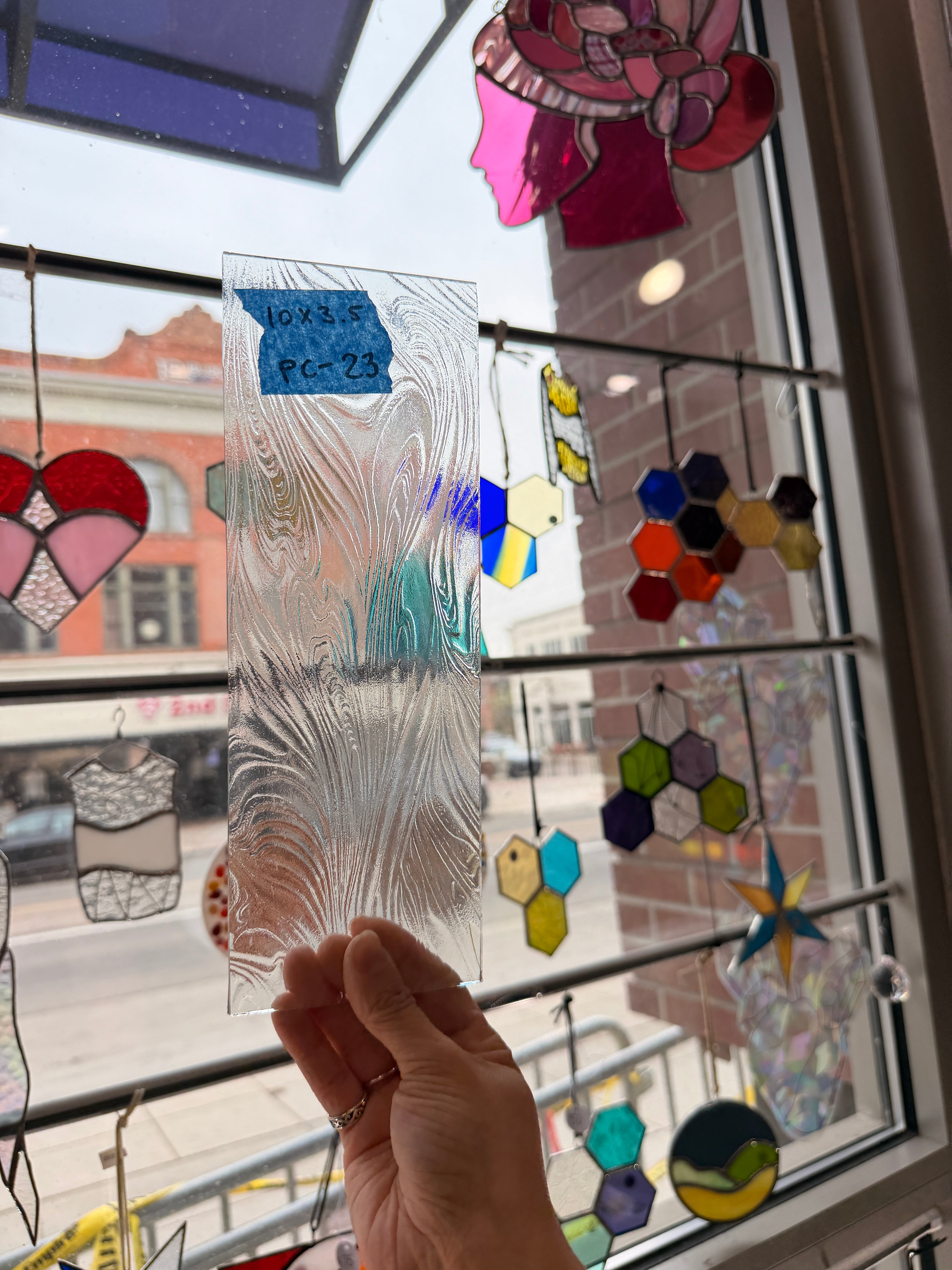 Taffeta Clear Textured Sheet Glass Colorado Glassworks