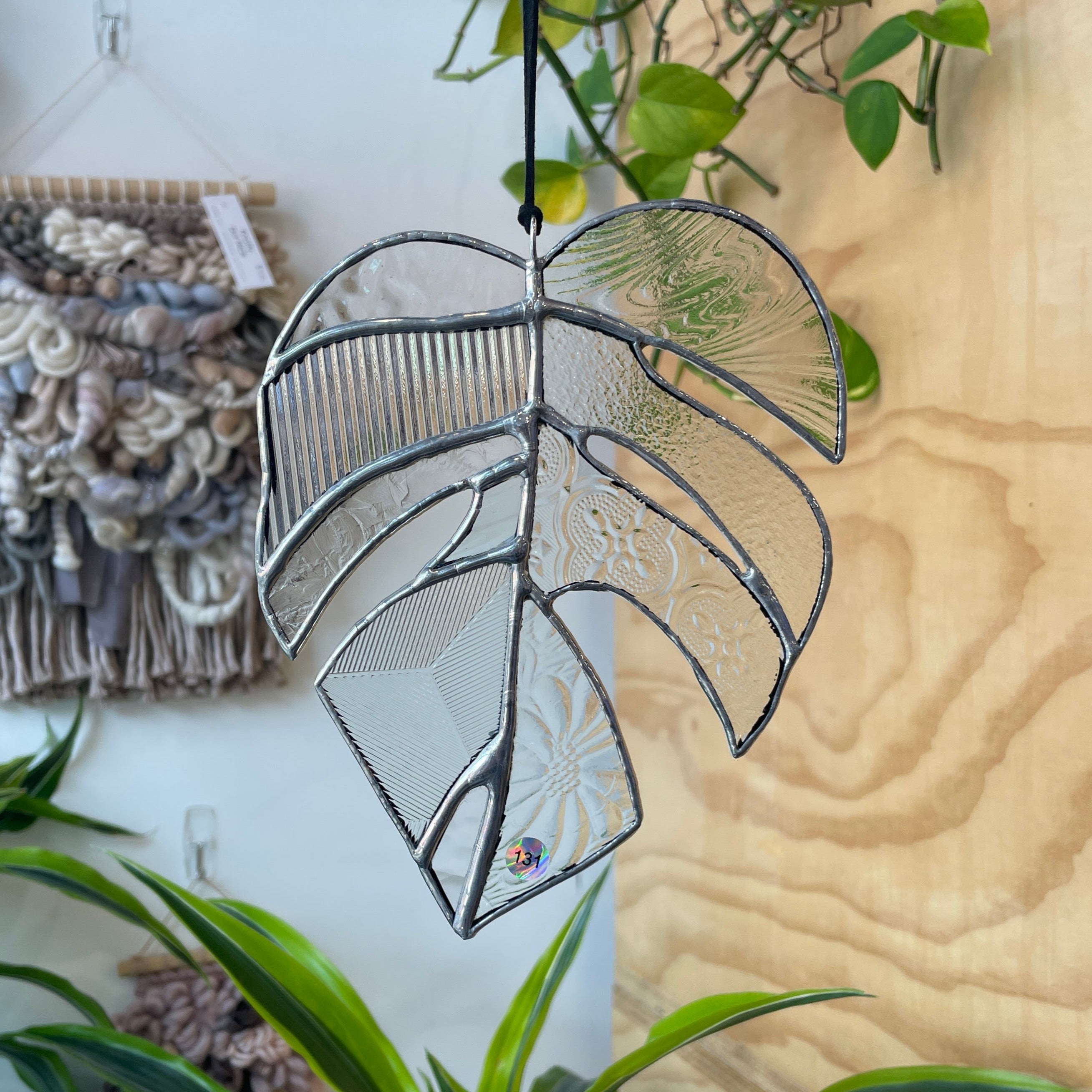 Clear Monstera Colorado Glass Works