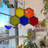 Multicolored Honeycomb Cluster