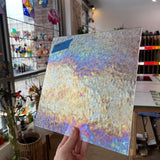 Iridescent Clear Florentine Wissmach Sheet Glass Colorado Glass Works