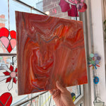 Iridescent Terracotta Mixed Sheet Glass Colorado Glassworks