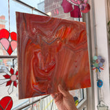 Iridescent Terracotta Mixed Sheet Glass Colorado Glassworks