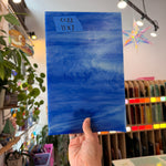 Blue White Sheet Glass Wissmach CC22 (11x7in)