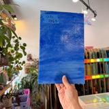Blue White Sheet Glass Wissmach 11x6.5in (WM-45378861)