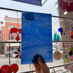 Blue White Sheet Glass Wissmach