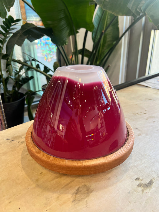 Dense Fuchsia COGW Lamp Colorado Glass Works