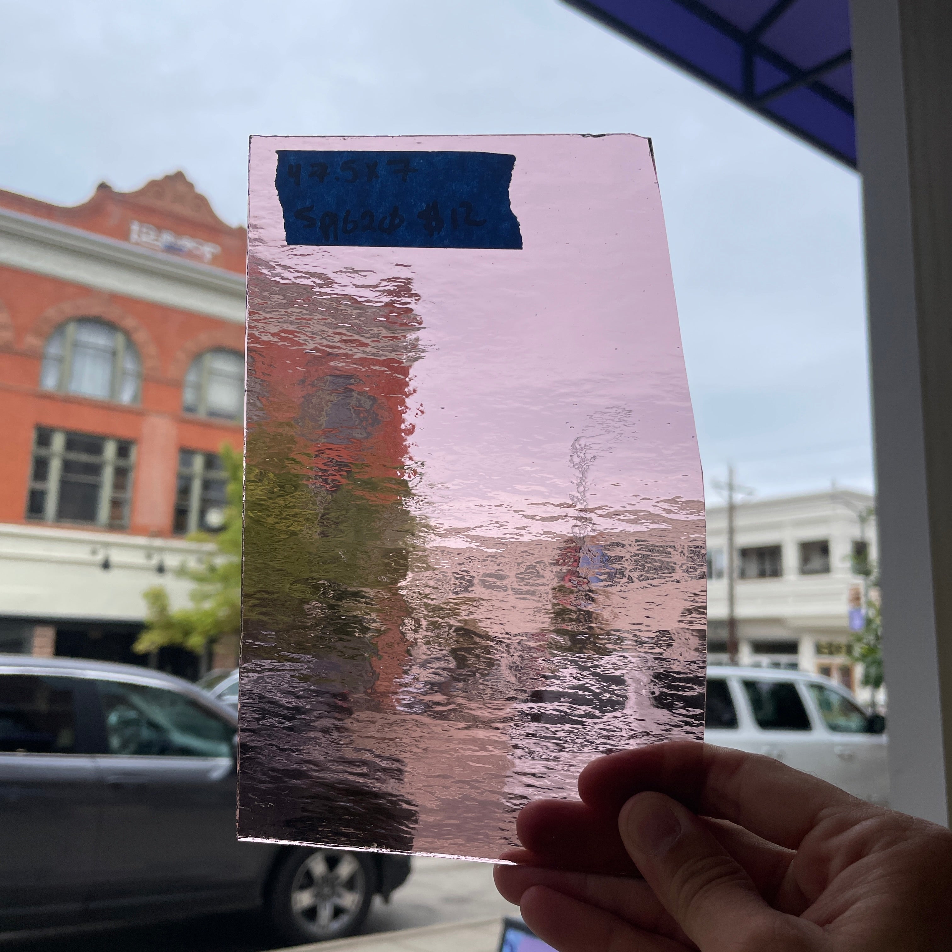 Light Purple Transparent Spectrum Sheet Glass Colorado Glassworks