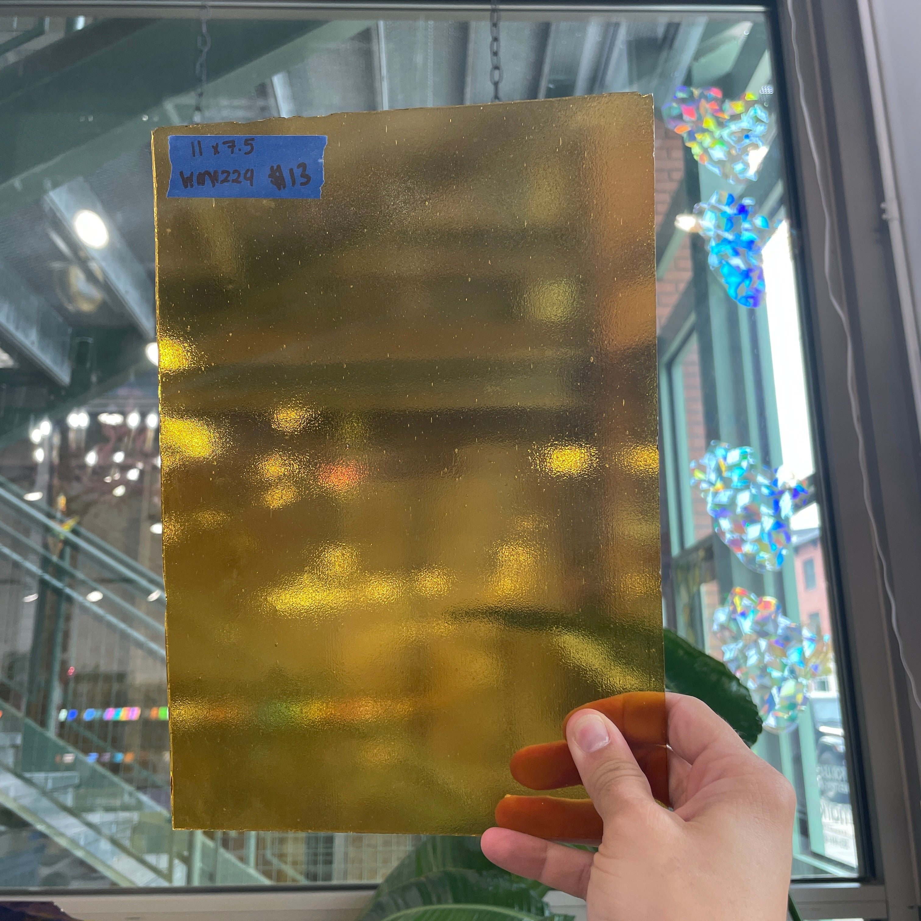 Orange Solid Transparent Wissmach Sheet Glass Colorado Glassworks