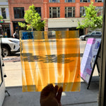 Lamberts Mouth Blown Selenium Red, Orange S26 Sheet Glass Colorado Glassworks LA95 (8.5x8.5in)  