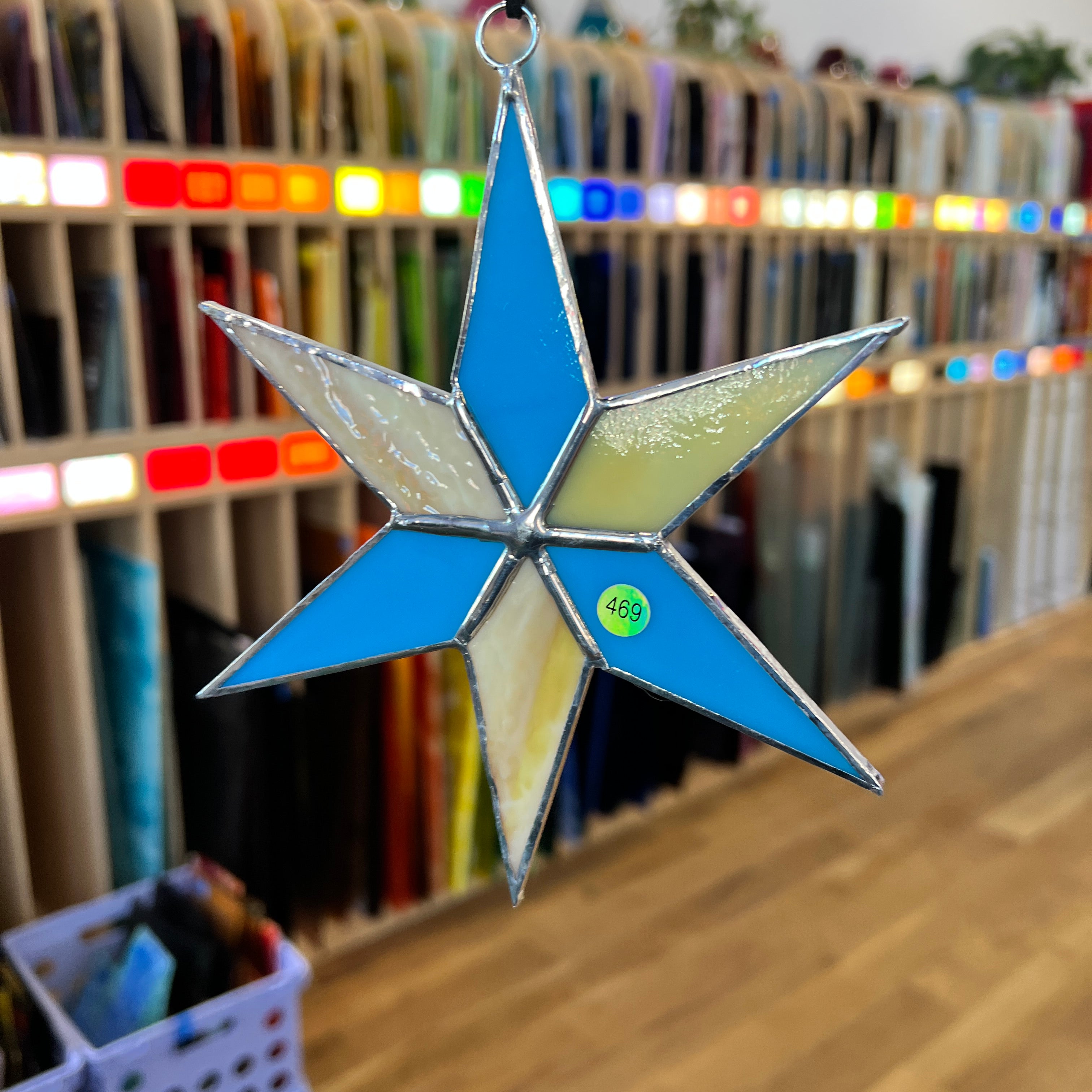 Blue and Cream Star