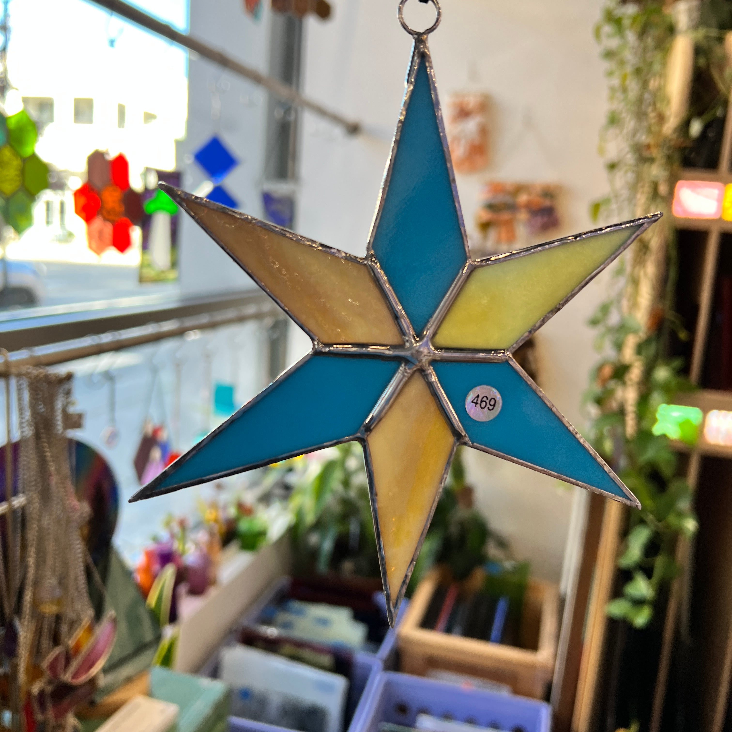 Blue and Cream Star