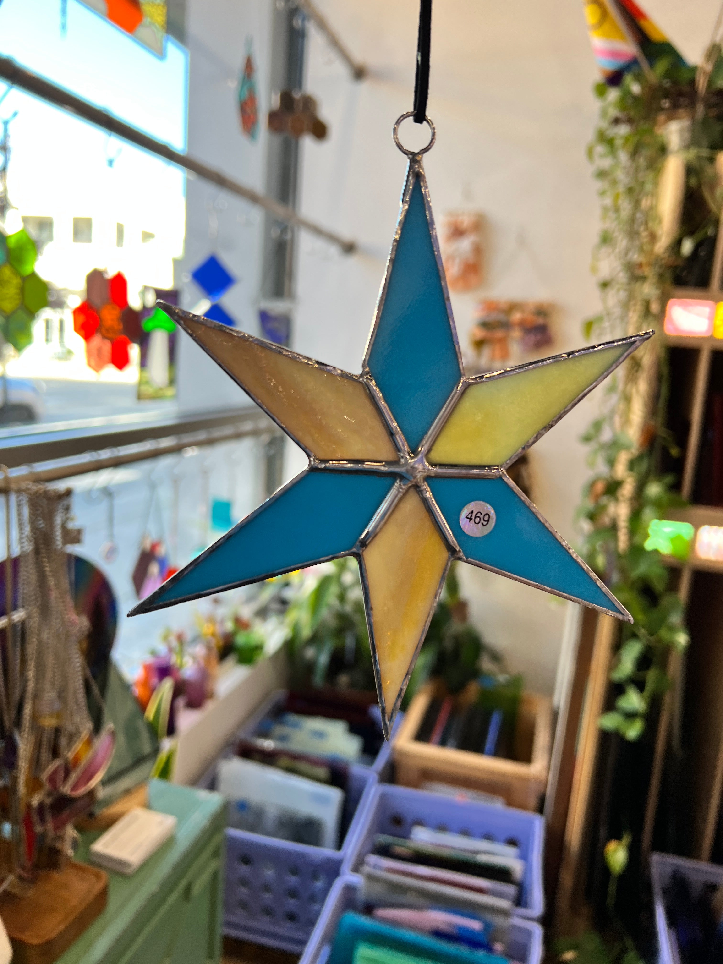 Blue and Cream Star
