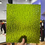Pear/Lime Green Florentine Wissmach (WI 1146 FLOR) Sheet Glass Colorado Glassworks