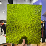 Pear/Lime Green Florentine Wissmach (WI 1146 FLOR) Sheet Glass Colorado Glassworks