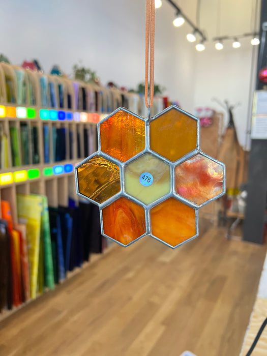 7-Piece Honeycomb Pieces (Multiple Pieces Available!) Colorado Glass Works