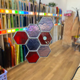 Stained Glass Honeycomb Cluster Colorado Glass Works