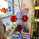 Stained Glass Honeycomb Cluster Colorado Glass Works
