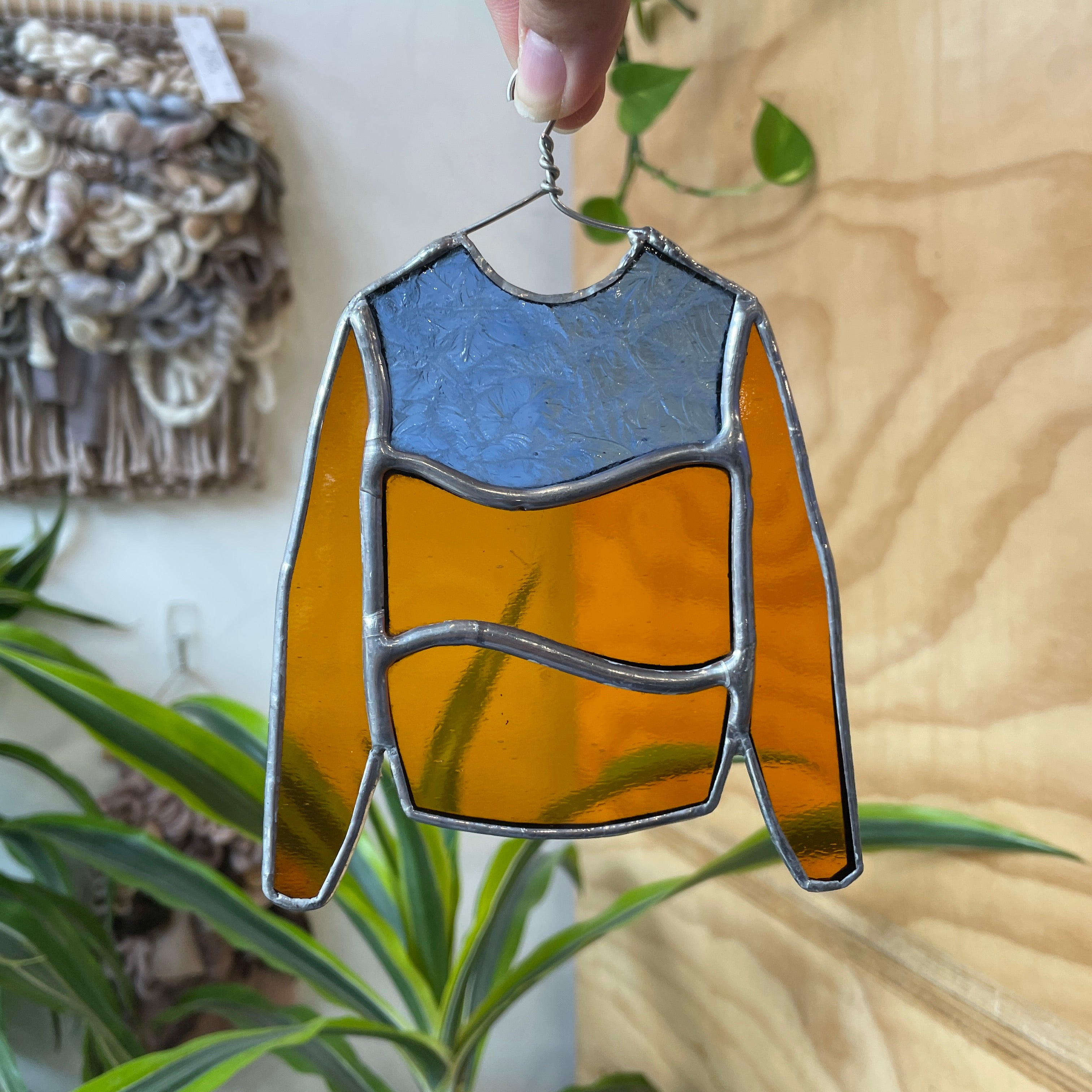Orange and Blue Ugly Sweater Colorado Glass Works