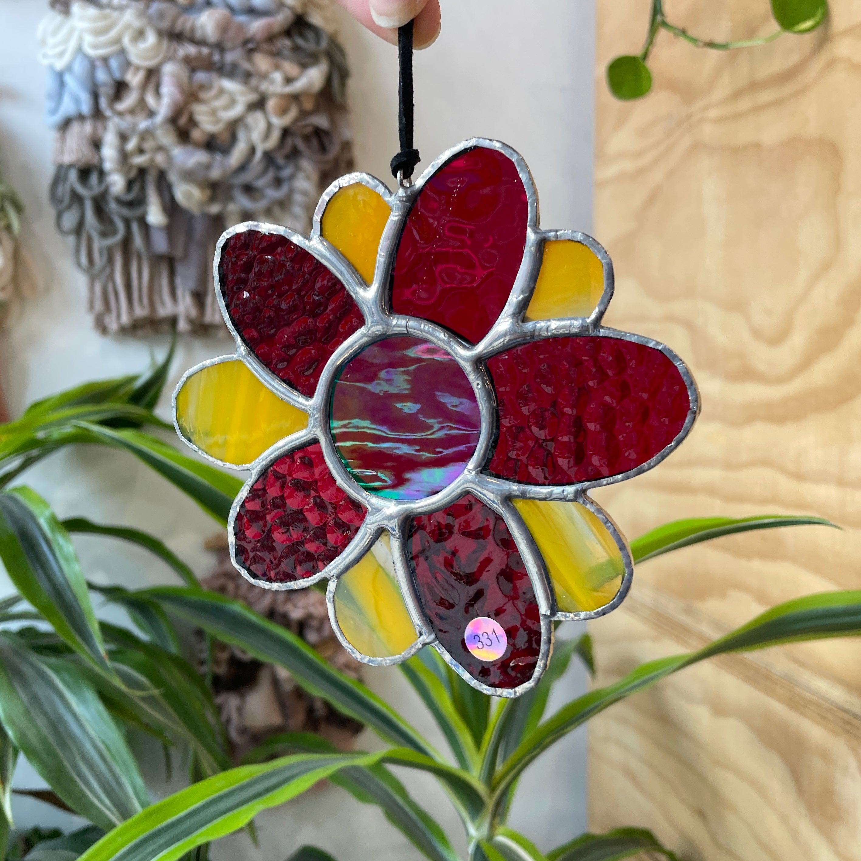 Yellow and Red Flower Colorado Glass Works