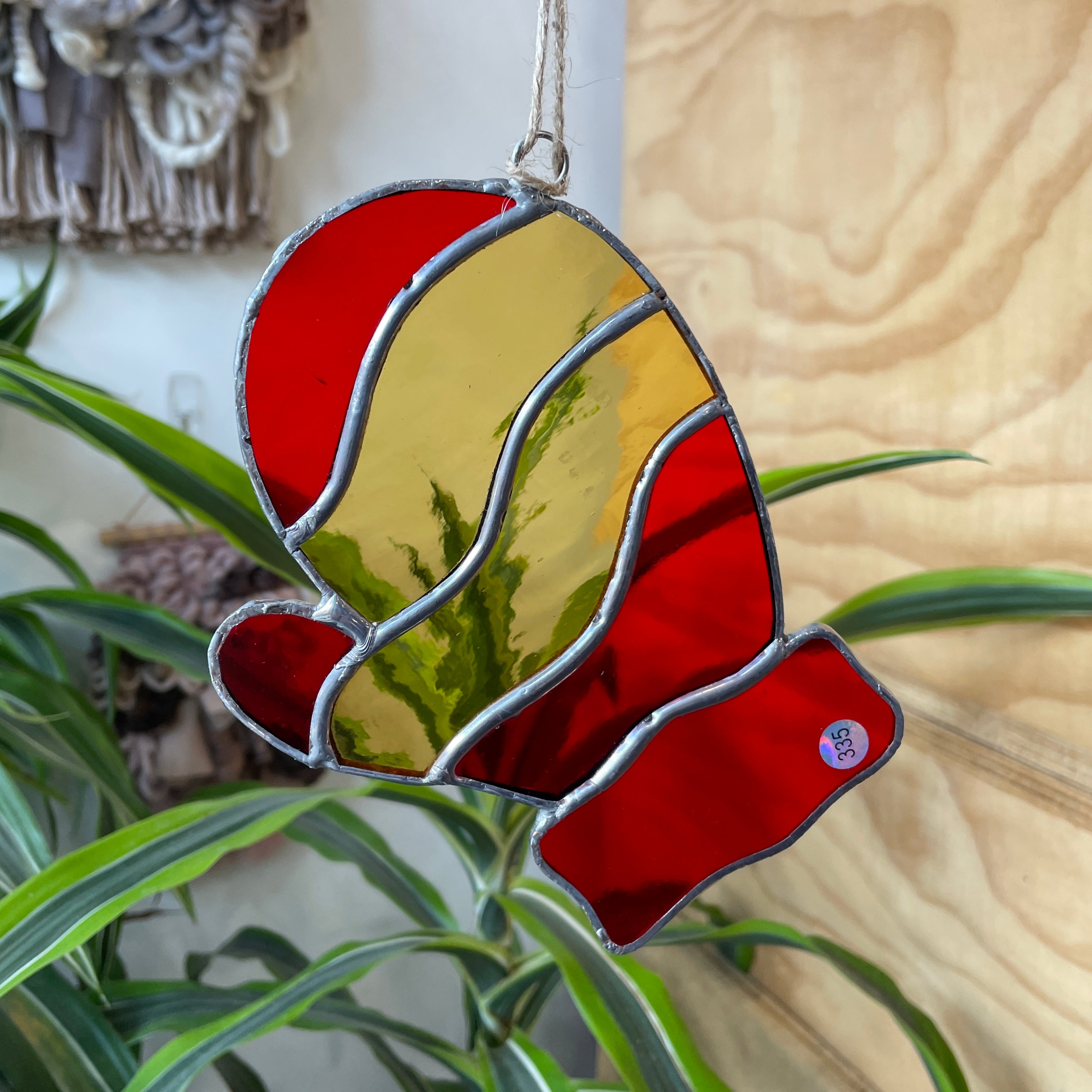 Red and Orange Mitten Colorado Glass Works