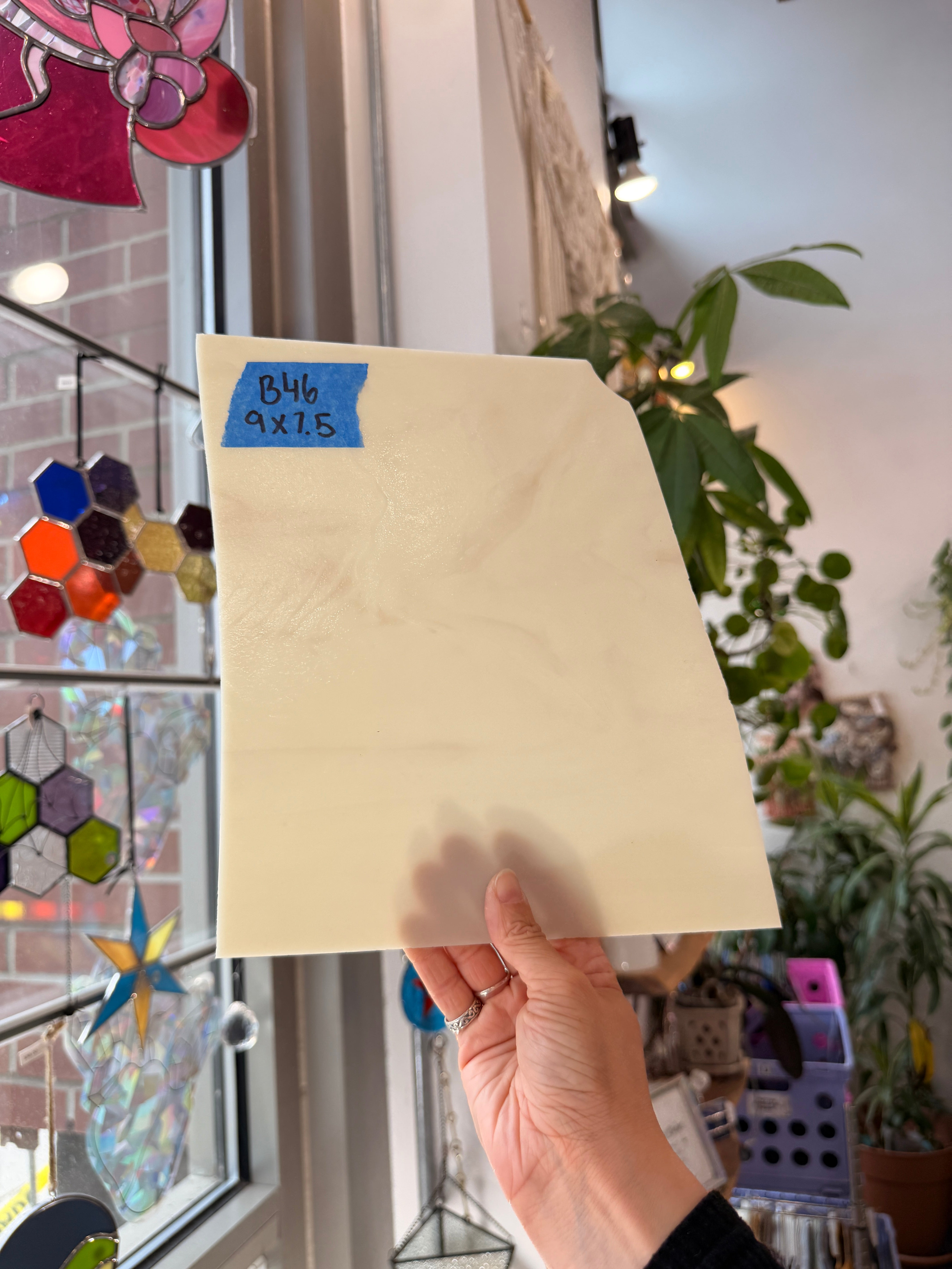 Tan Solid Opaque Kokomo Sheet Glass Colorado Glassworks