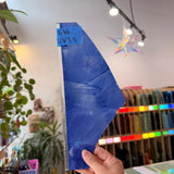 Rare Mixed Blue White Wasser Glass Sheet Glass Colorado Glassworks