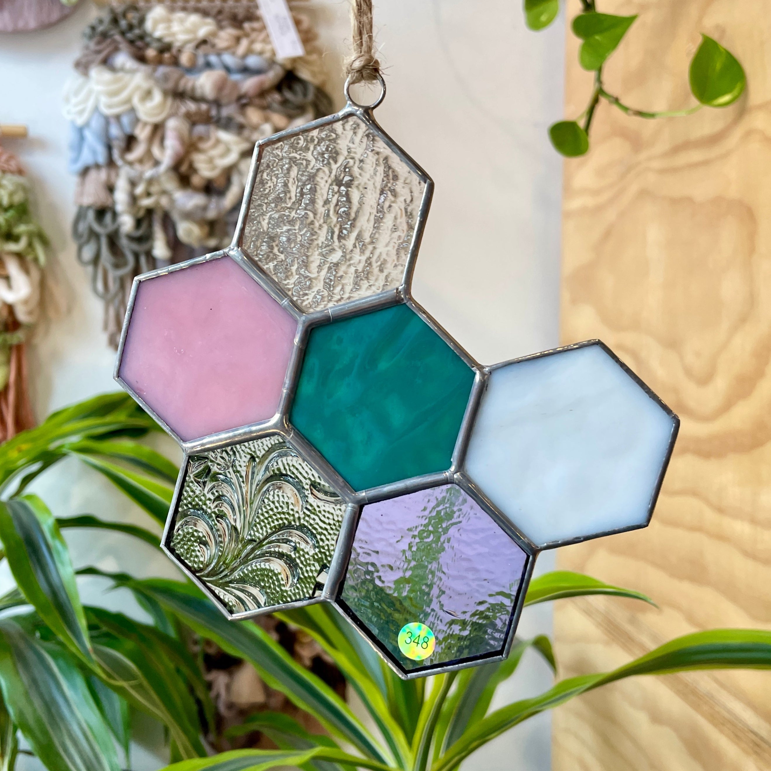 6-Piece Honeycomb Cluster Colorado Glass Works