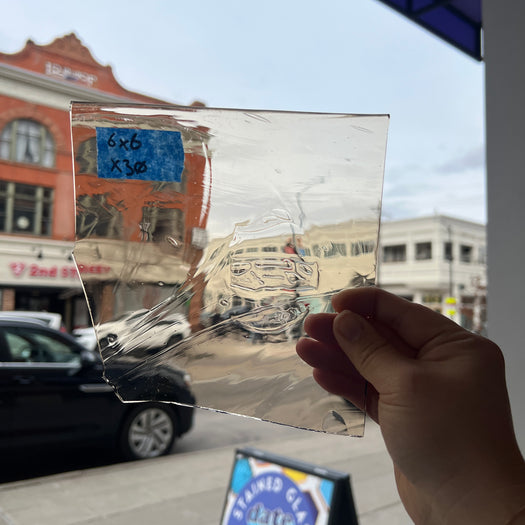 Pale Yellow Mouthblown Lamberts Sheet Glass Colorado Glassworks