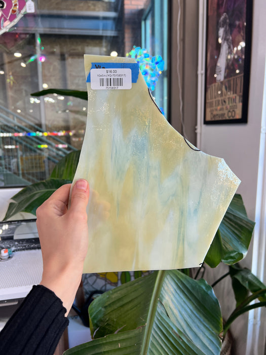 Cream Tan Mixed Youghiogheny Sheet Glass Armstrong 10x5in (YG-75158317)