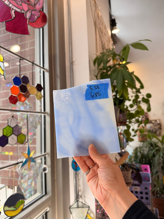 Blue Mixed Kokomo Sheet Glass Colorado Glassworks