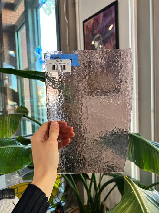 Light Purple Mauve Lightly Textured Sheet Glass Colorado Glassworks