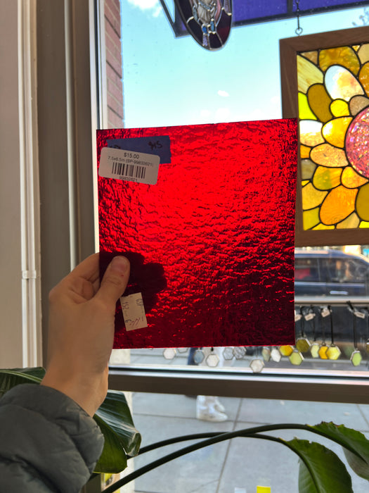 Red Granite Spectrum Sheet Glass Colorado Glassworks