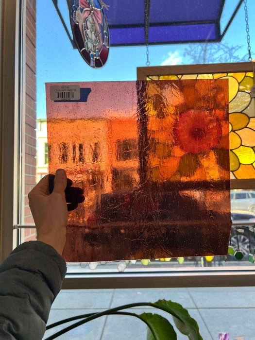 Brownish Purple Kokomo Sheet Glass Colorado Glassworks