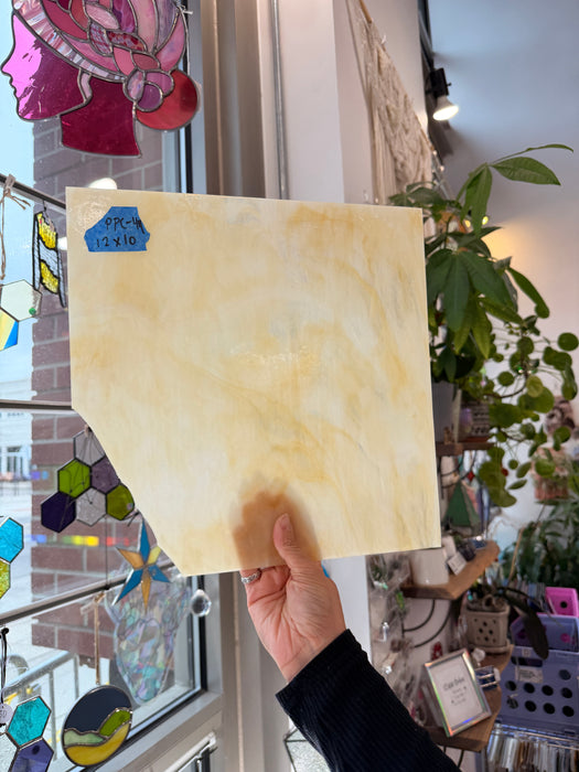 Light Amber Mixed Kokomo Sheet Glass Kokomo Glass