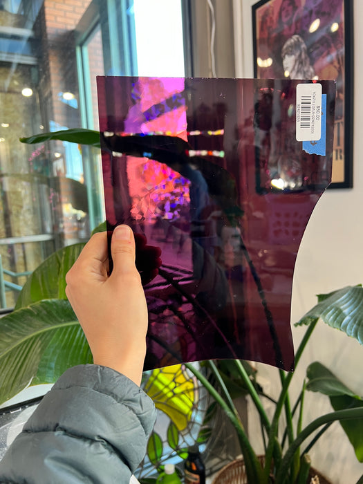 Purple Transparent German New Antique (GNA) Sheet Glass Colorado Glassworks 10x7.5in (GNA-92389165)