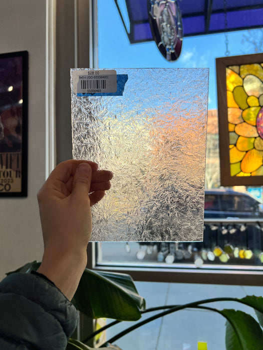 Vintage Light Pink Double Glue Chip Sheet Glass Glue Chip