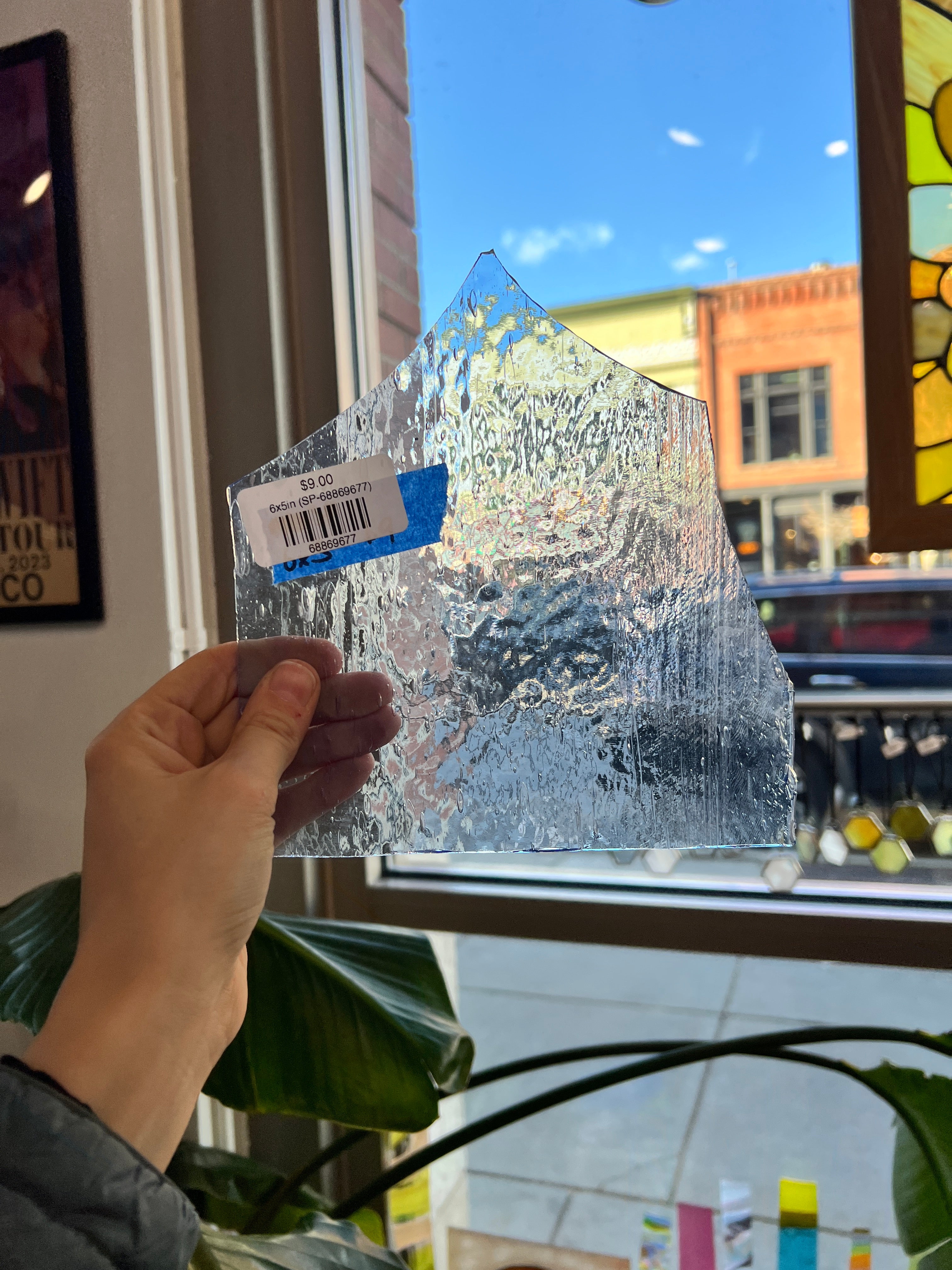 Pale Blue Seedy Spectrum Sheet Glass Colorado Glassworks