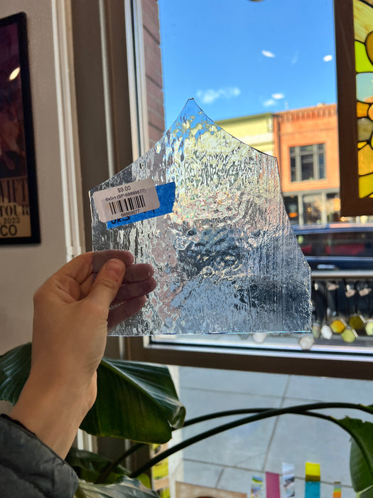 Pale Blue Seedy Spectrum Sheet Glass Colorado Glassworks