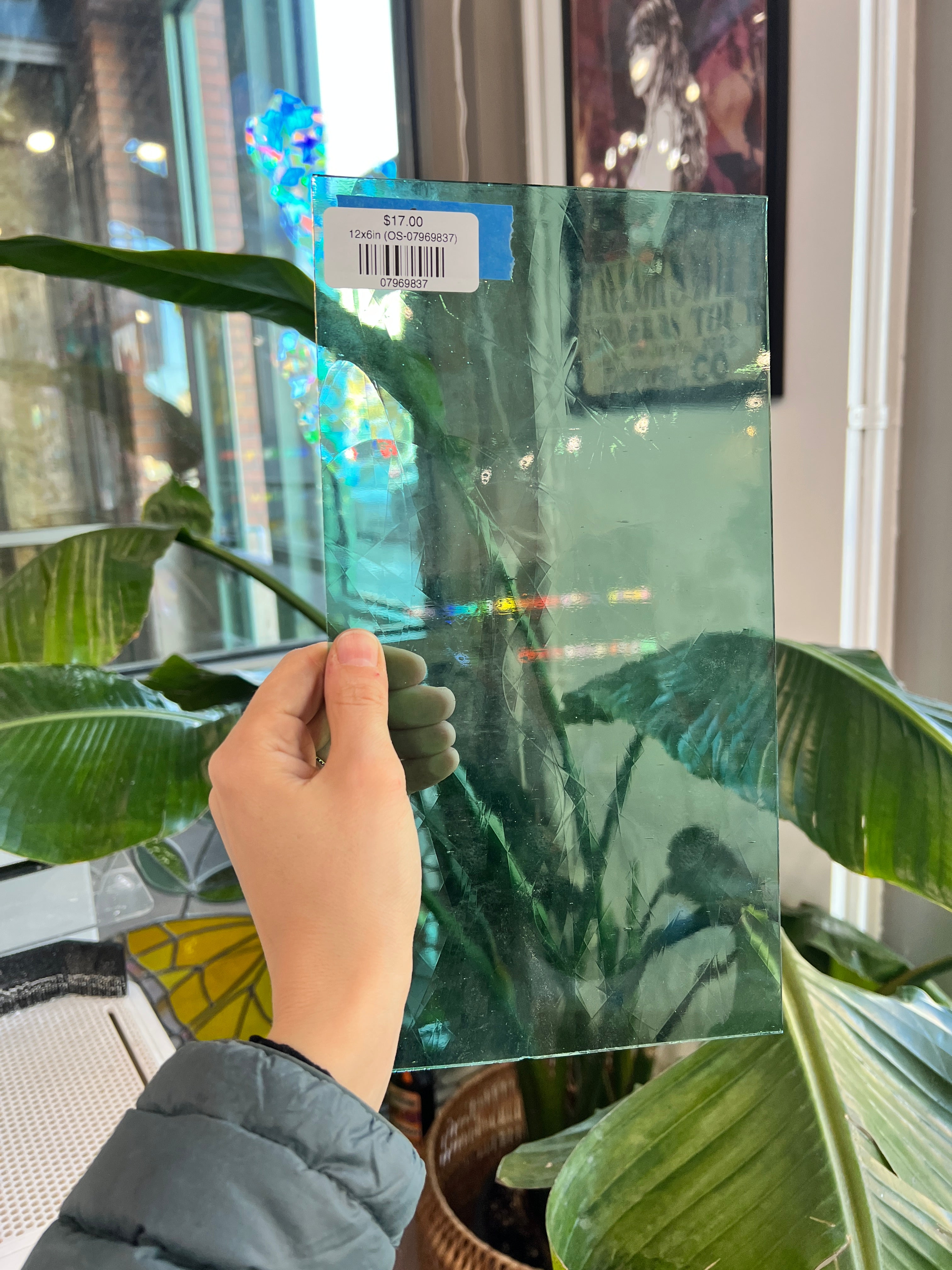 Sea Green Artique Spectrum Sheet Glass Colorado Glassworks